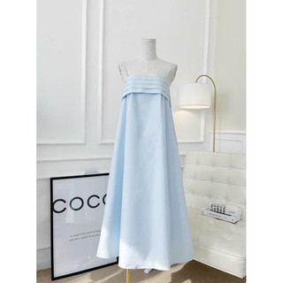 Đầm xòe xếp ly ngực