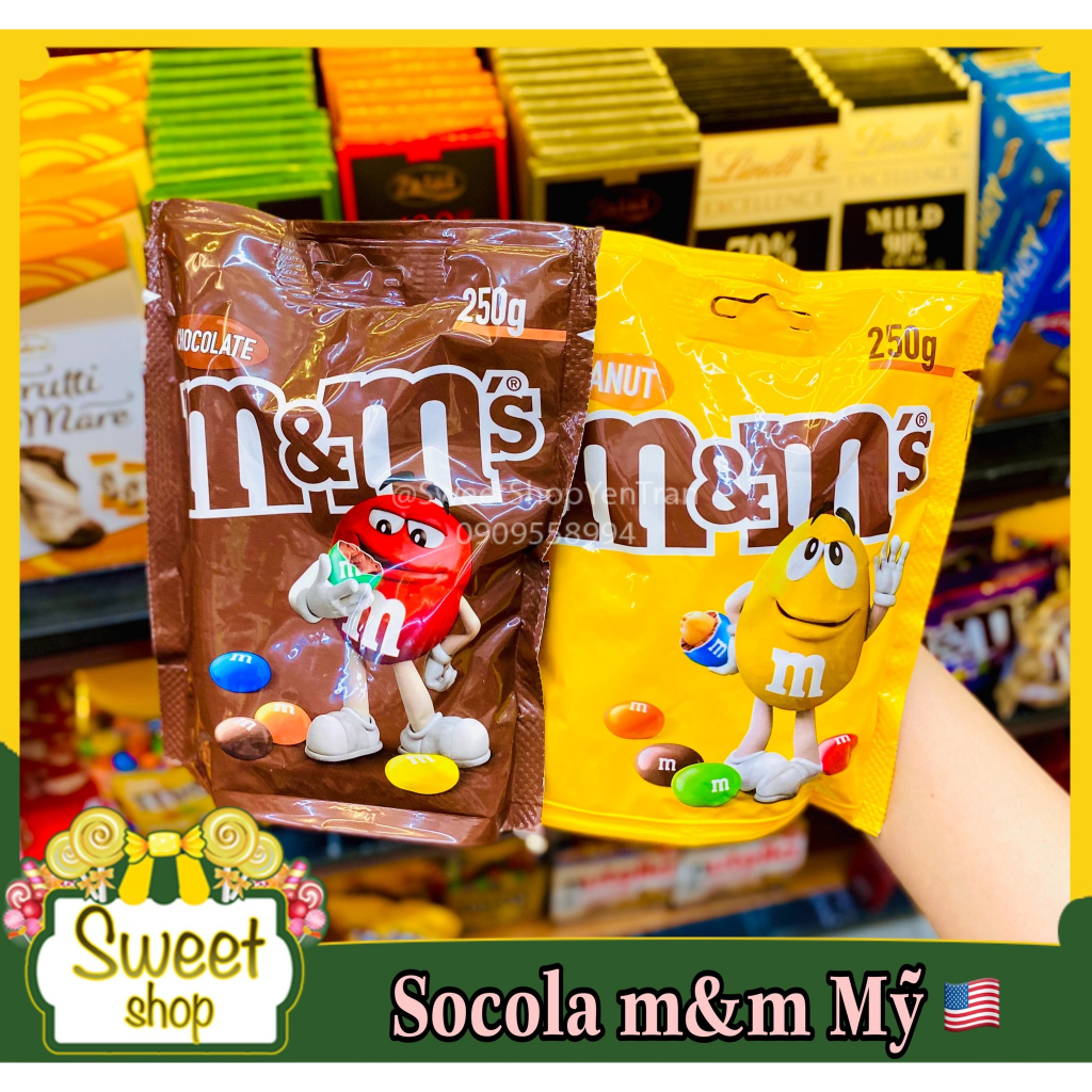 Socola M&M MỸ gói 250g