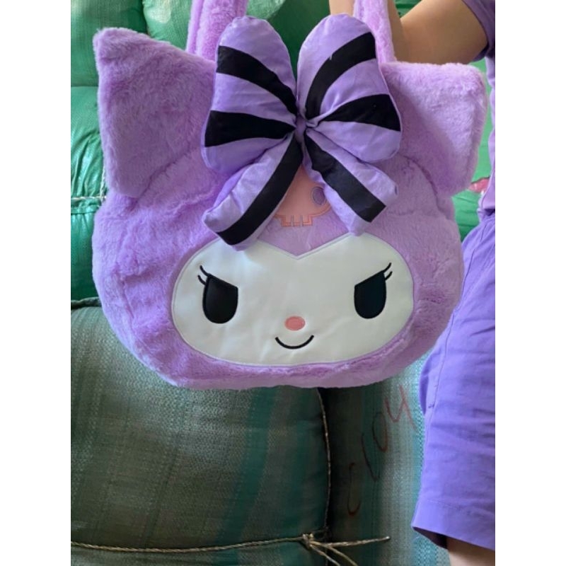 Túi Gấu Dâu  Đeo Vai Đeo Chéo Lông Mềm Mịn size 25 cm