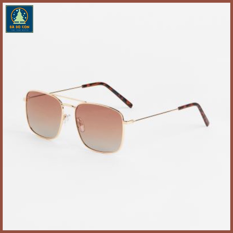 Kính phân cực HM dáng vuông, chống chói loá rất tốt, đeo cực đẹp, đầy đủ tem tag