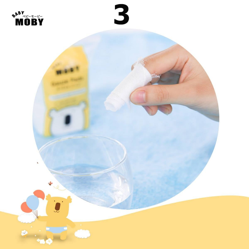 Gạc rơ lưỡi Baby Moby cho bé