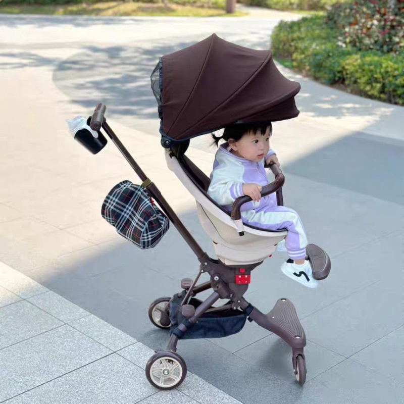 Xe đẩy v9 2023 có bàn ăn và nhạc 2 chiều dùng từ sơ sinh