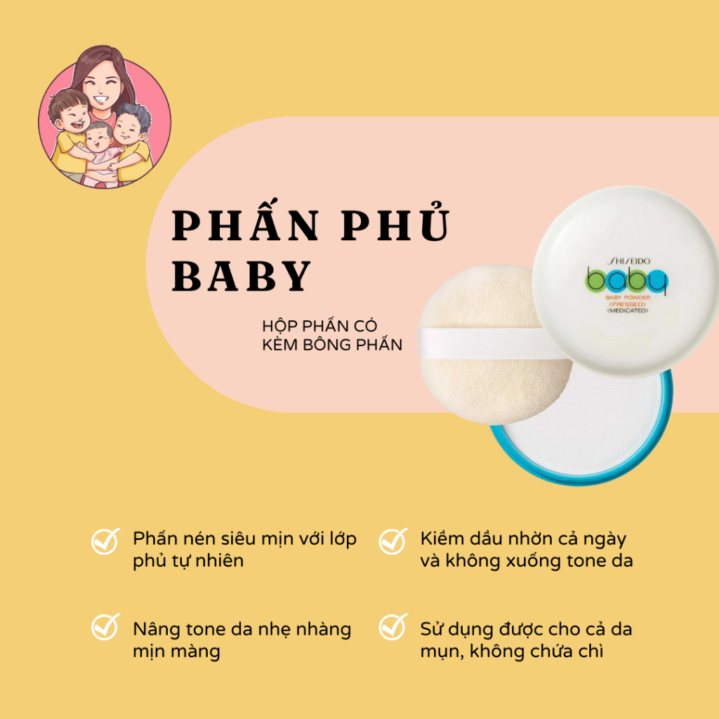 PHẤN PHỦ BABY SHISEIDO NHẬT