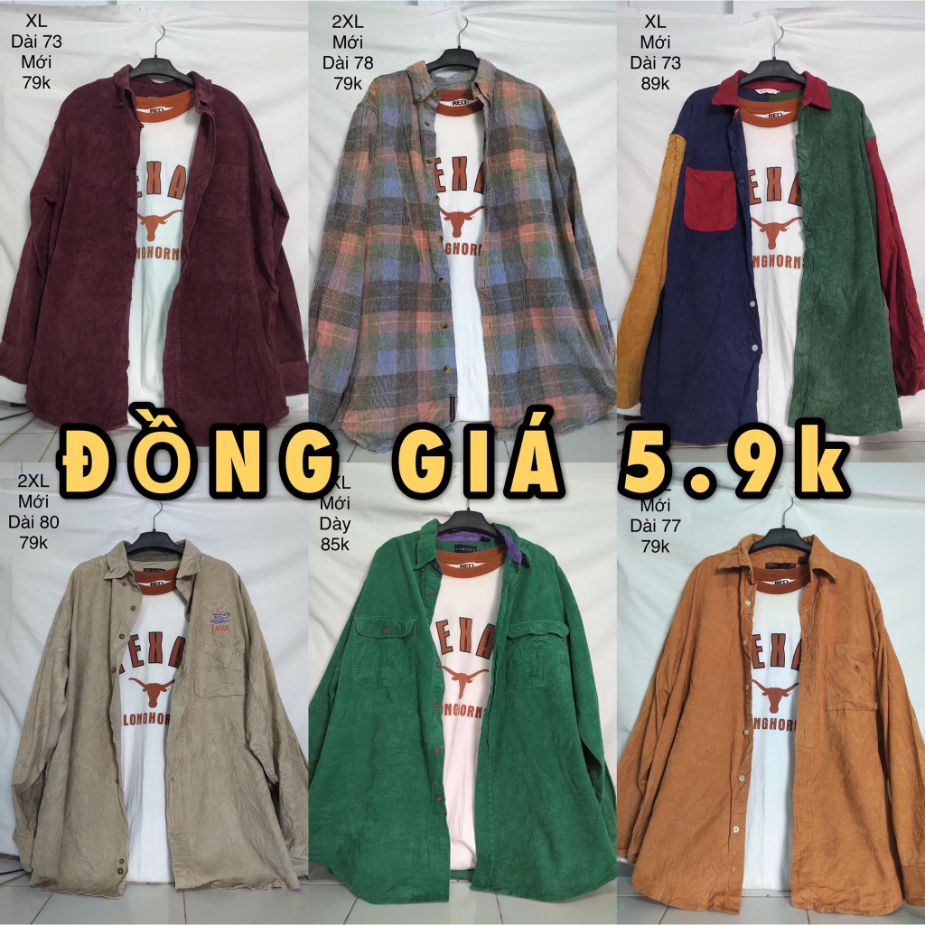 SƠ MI NHUNG TĂM SA.LE  ĐỒNG GIÁ 59K