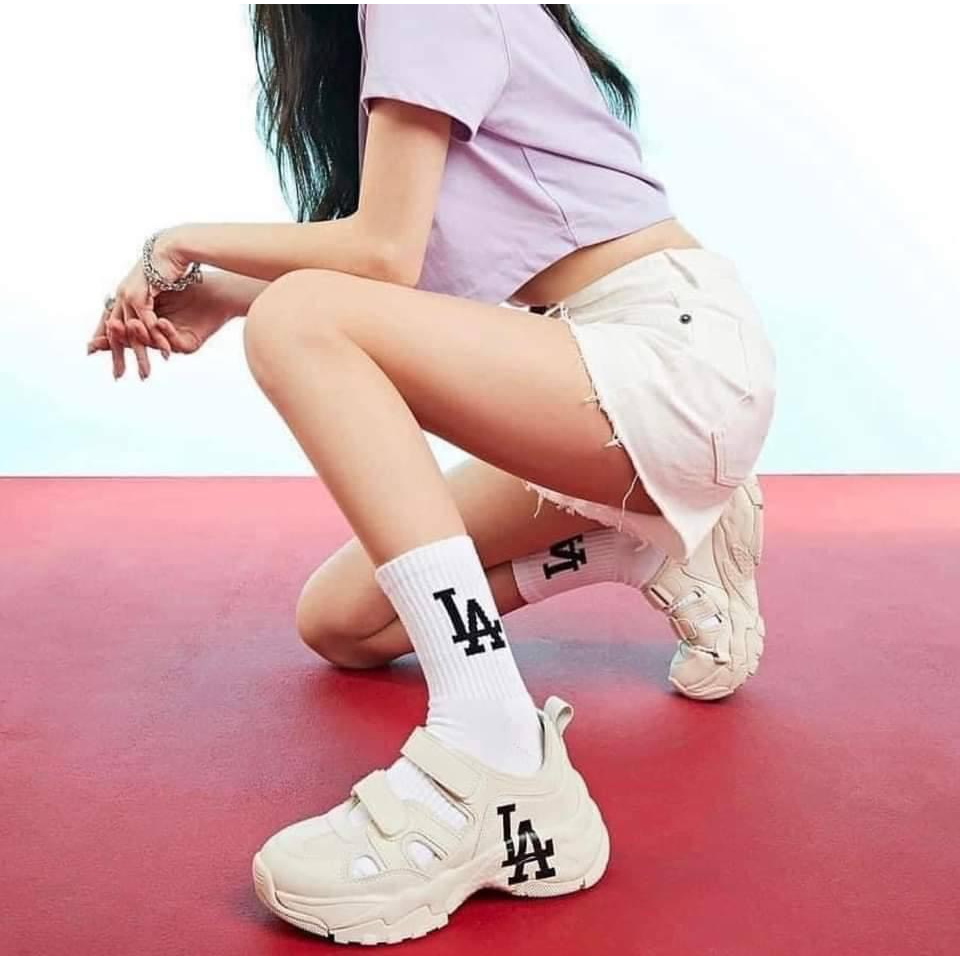 Giày Nữ- Giày Thể Thao LA Fashion Quai Dán 5p Da Mềm QCCC