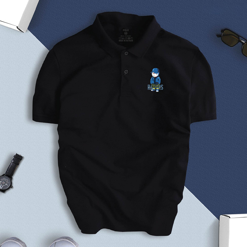 Áo Thun Polo Nam Nữ Doraemon Thiết Kế Cute Dễ Thương Chất Cá Sấu Cotton chuẩn form