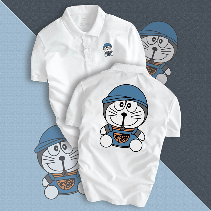 Áo Thun Polo Nam Doraemon Cute Đáng Yêu Chất Cao Cấp Thoáng Mát Chuẩn Form