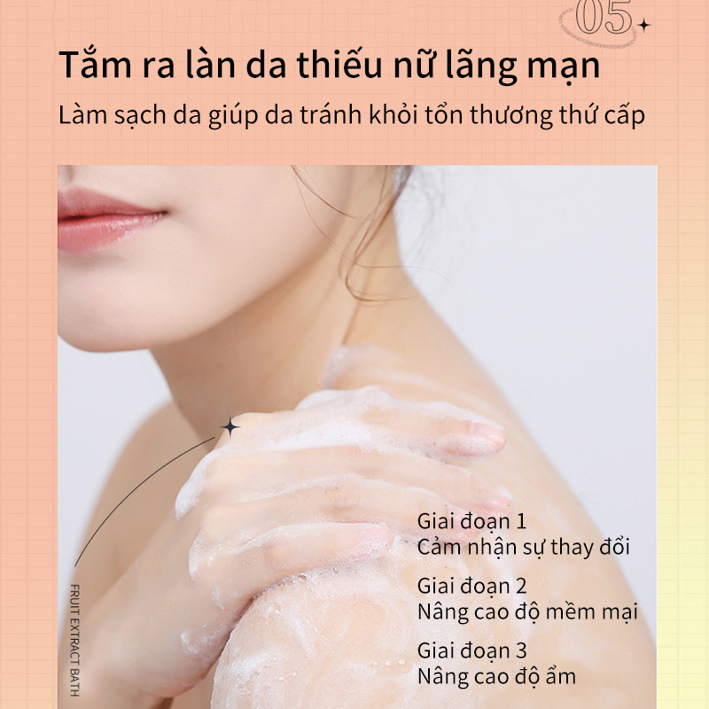 Sữa tắm dưỡng ẩm tắm trắng body làm trắng da Gel Tắm 800ml Làm trắng Dưỡng ẩm Hương thơm Hương thơm trái cây
