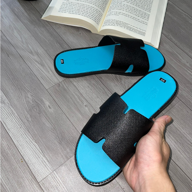 Dép thời trang quai ngang nam chữ h đẹp Hot trend.Hàng sẵn kho đủ màu từ 38-43