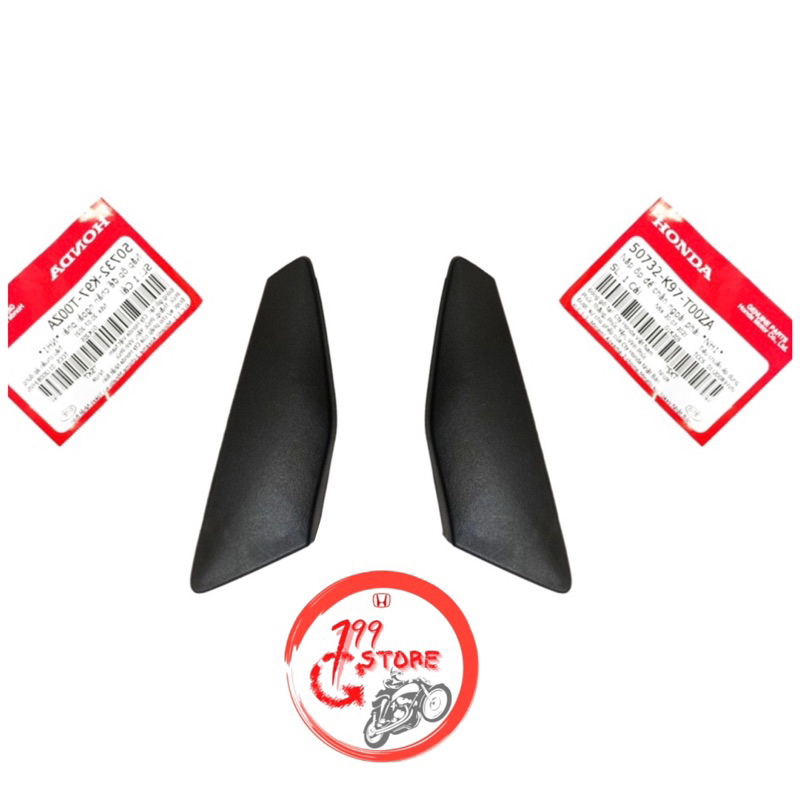 CẶP MŨ NẮP NHỰA NHỎ DƯỚI PHÁI NGOÀI GÁC CHÂN SAU PCX 2018 2019 2020 2021 ZIN HONDA