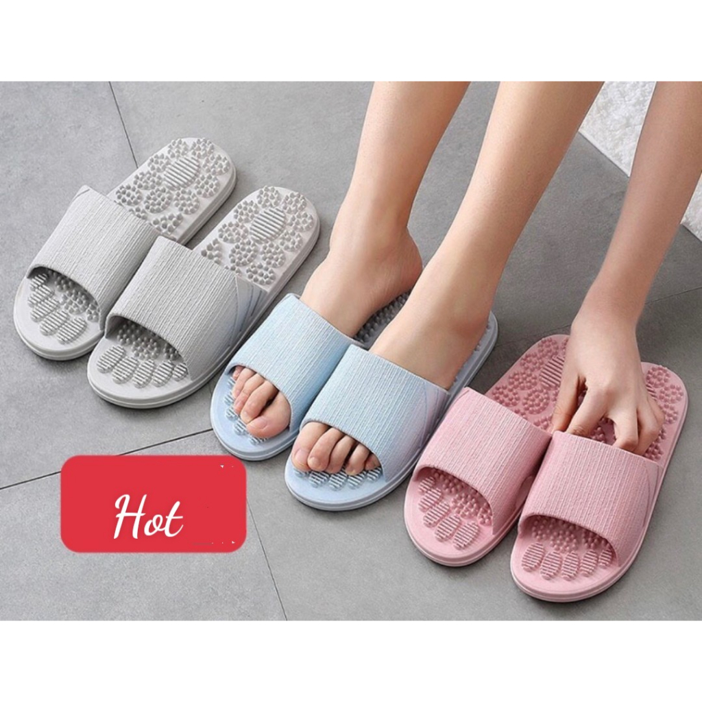 Dép gai massage chân, dép mang trong nhà, dép mang nhà tắm, dép văn phòng