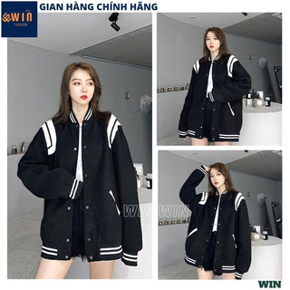 Áo Khoác Bomber Sơn Tùng MTP Hàng Đẹp 2 Lớp Cao Cấp Siêu Đẹp, Áo Khoác Ngoài Teddy Phối Viền Cá Tính Unisex - WIN