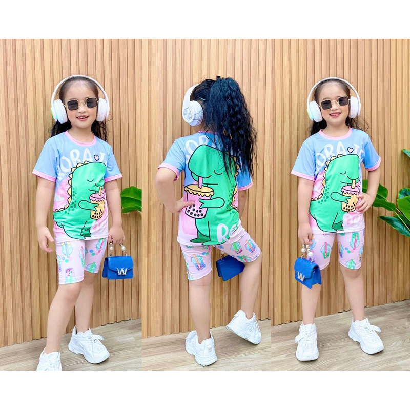 Đồ bộ Thun lạnh 3D bé trai - gái Size Nhí Đại từ 8-45kg