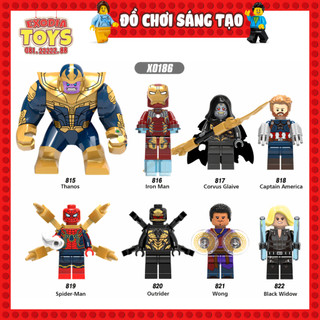 Xếp hình Minifigure Biệt đội siêu anh hùng Avengers Cuộc Chiến Vô Cực - Đồ Chơi Lắp Ghép Sáng Tạo - XINH X0186