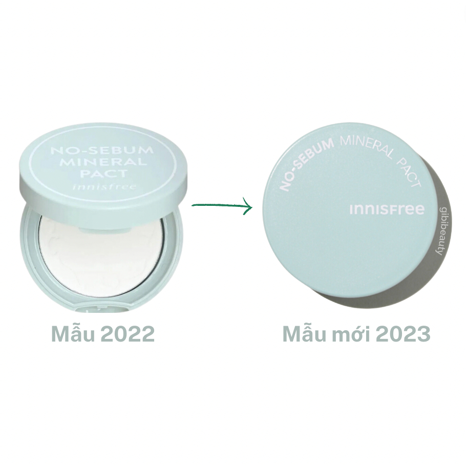 Phấn phủ nén INNISFREE No Sebum Powder Pact