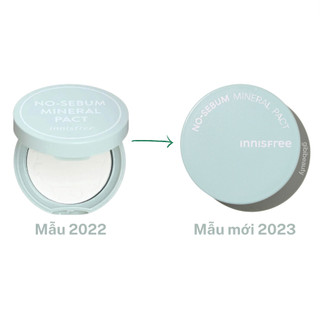 [VỎ MỚI 2023] Phấn phủ nén INNISFREE No Sebum Powder Pact