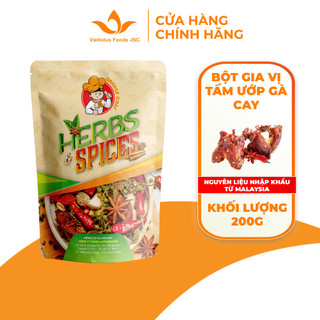 Bột gia vị tẩm ướp Gà cay Orange Chef - Nguyên liệu nhập khẩu từ Malaysia