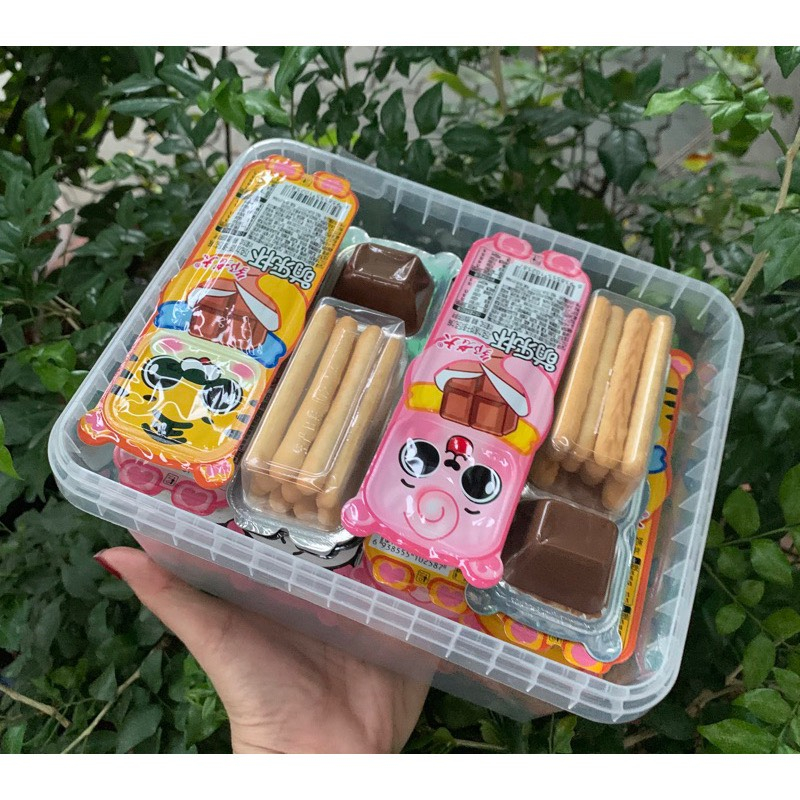 1 Thùng 20 hộp  Bánh Que Chấm  Socola Đài Loan 28g