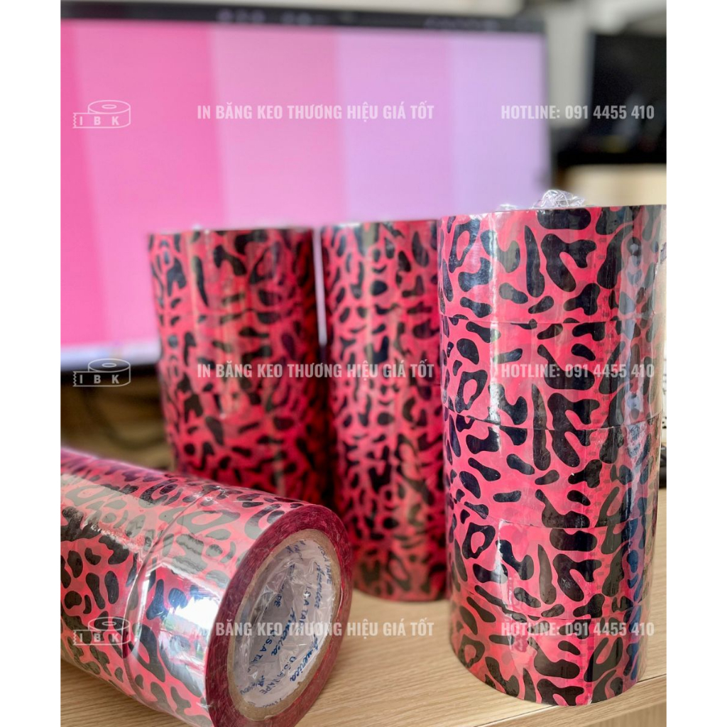 Băng keo BLACKPINK họa tiết đen hồng độc lạ, giá rẻ