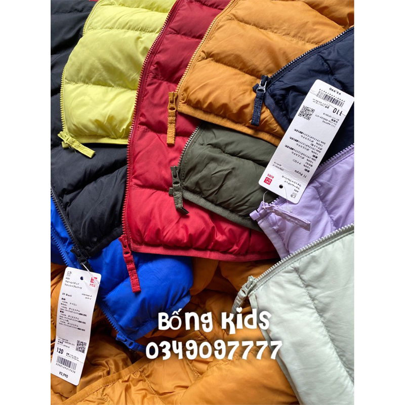 Áo Phao Mềm Bé Trai & Bé Gái Siêu Nhẹ UNI