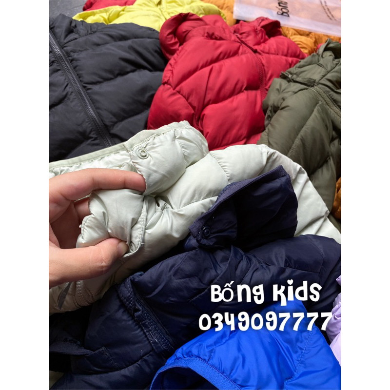 Áo Phao Mềm Bé Trai & Bé Gái Siêu Nhẹ UNI