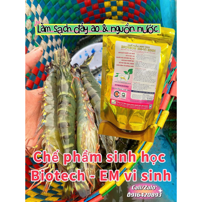[ Tặng bột ủ men ] BIOTECH E.M Vi Sinh gói 500gr