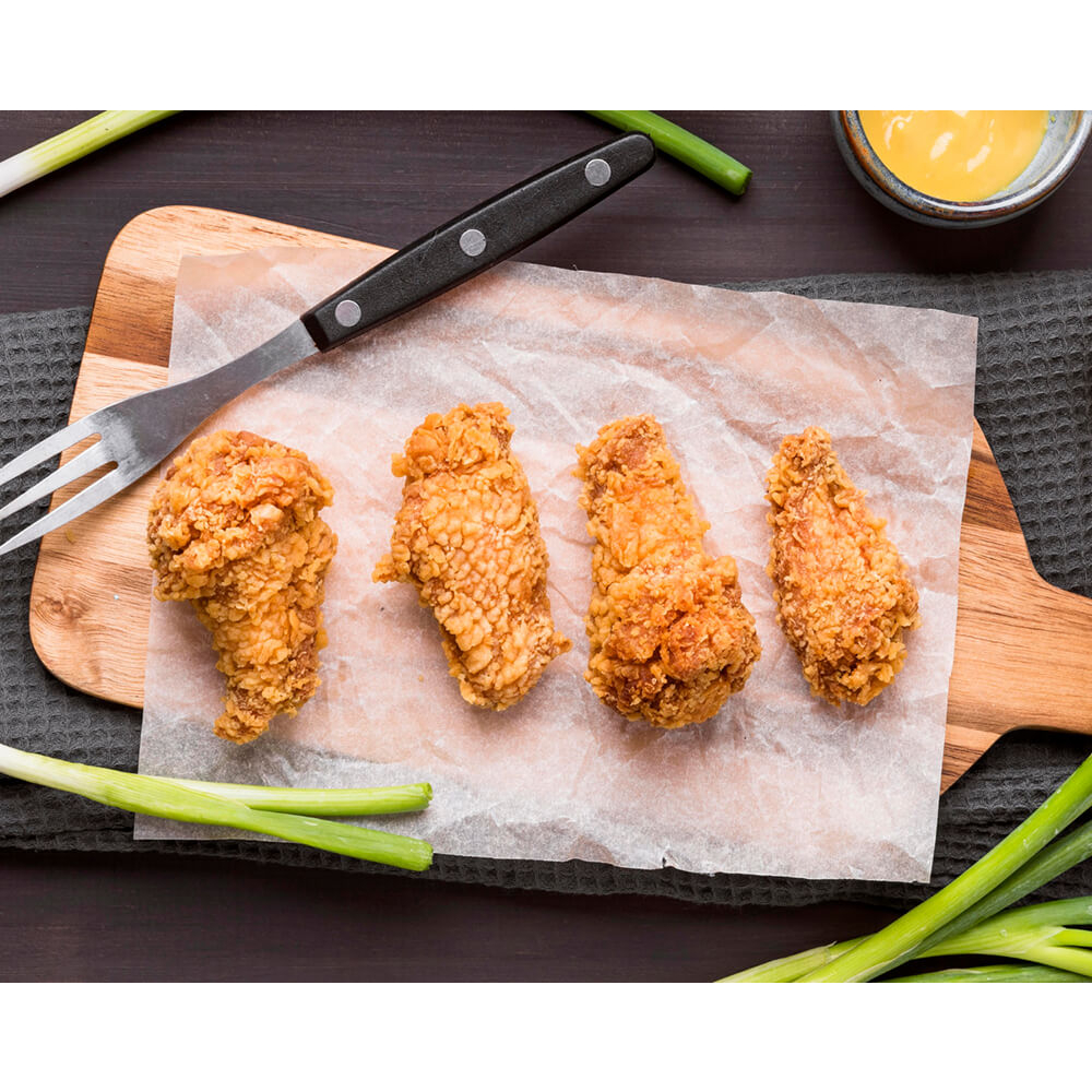 Cánh gà khúc giữa khay 500gr đông lạnh nhập khẩu| Dfoods dùng cho chiên mắm, nướng BBQ tiện lợi