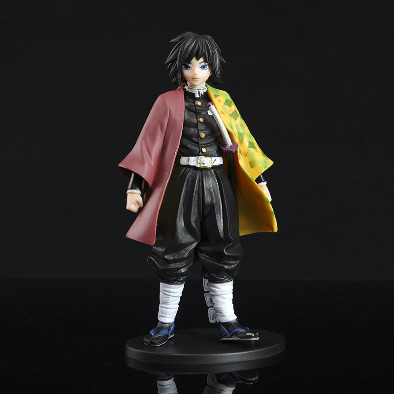 Mô hình nhật vật Kimetsu No Yaiba 15cm Tanjiro Zenitsu Nezuko Inosuke Thủy trụ Viêm trụ và các nhân vật khác trang trí