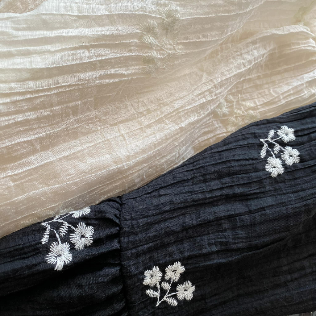 Set váy maxi dáng dài hoa đũi tơ nhí siêu xinh, Set áo hai dây đệm ngực mix chân váy bồng xòe dáng tiểu thư cận chất