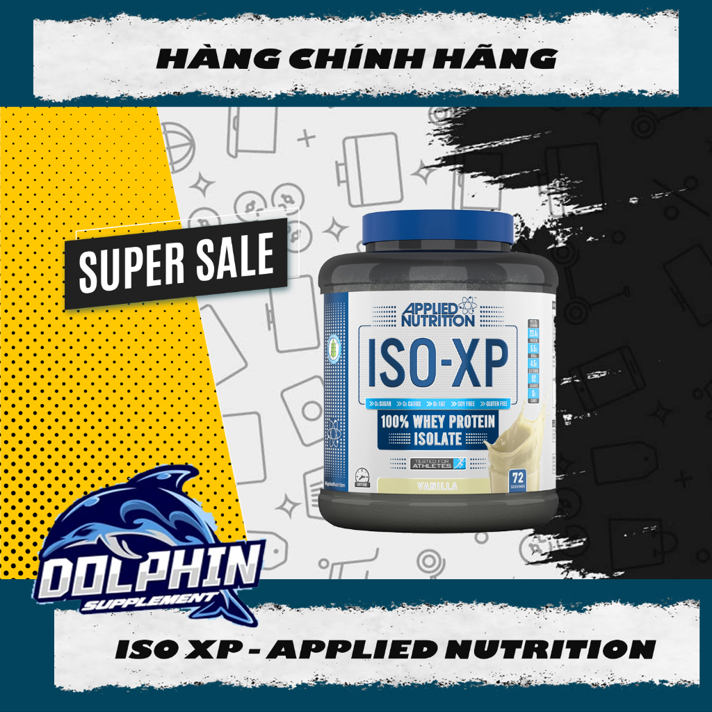 [Giá Sỉ] Tăng Cơ - Iso XP Isolate 1.8kg - Applied Nutrition Sữa Protein Isolate - Bổ sung Protein - Dạng bột