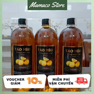 Cốt táo mèo ngâm loại ngon, ngọt hậu chai 1000ml
