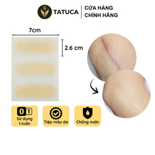  Miếng dán che sẹo lồi sẹo lõm sẹo thâm TATUCA Urgo 2,6x7cm A1004 