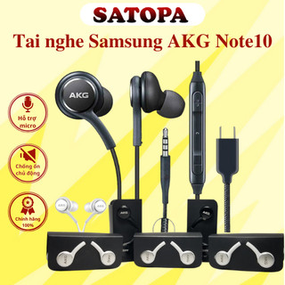 Tai Nghe Samsung AKG Note10, Tai phone có dây nhét tai game gaming có micro tăng giảm âm lượng chống ổn tốt - SATOPA