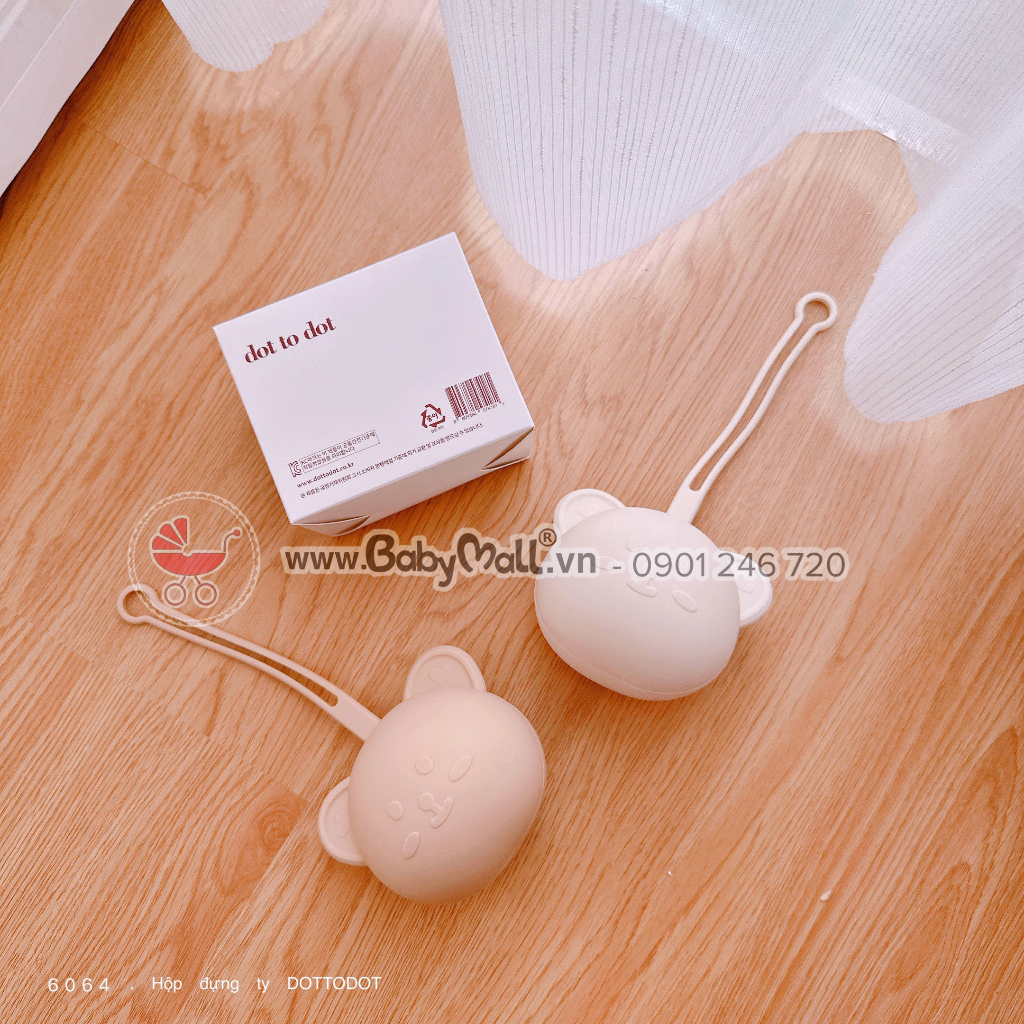 Hộp đựng ty hình gấu đáng yêu cho bé