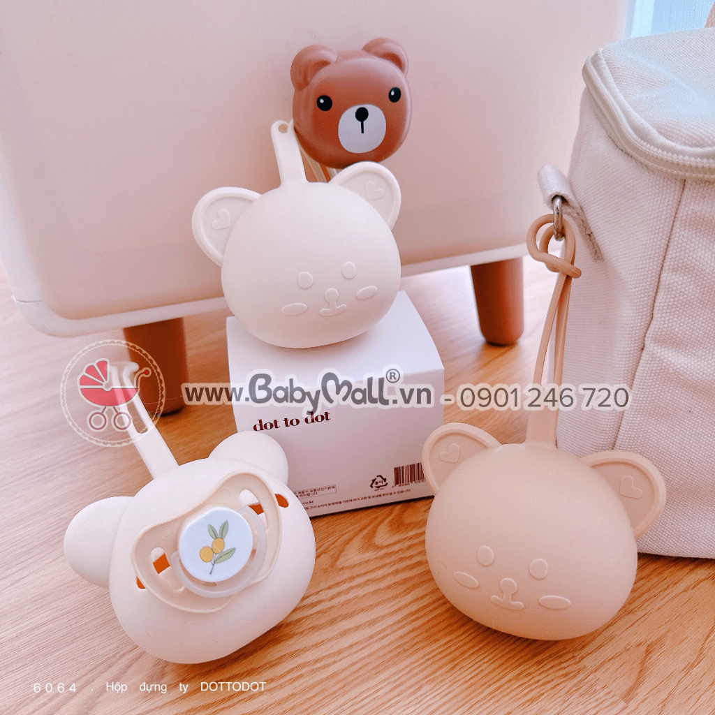 Hộp đựng ty hình gấu đáng yêu cho bé