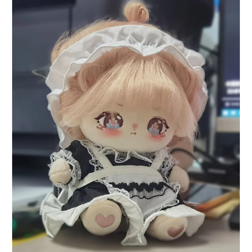 👚Trang phục hầu gái cho búp bê cotton 20cm quần áo không thuộc tính tự làm quần áo búp bê công chúa mới cùng phong cách