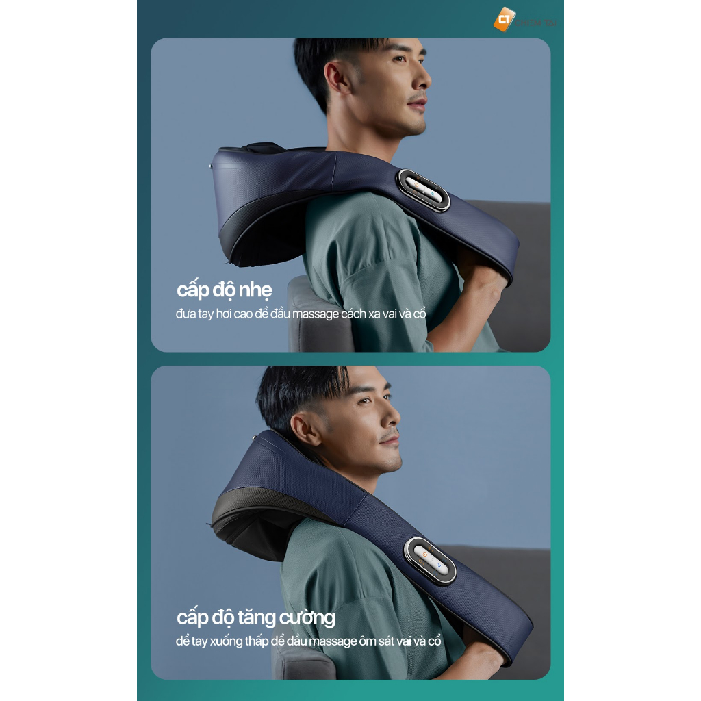 Đai choàng massage cổ vai gáy PHILIPS PPM3521