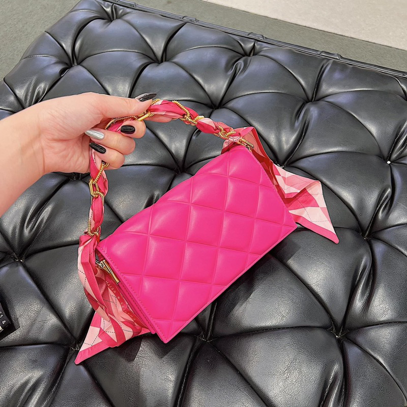 Túi trám dáng clutch KÈM KHĂN QUẤN