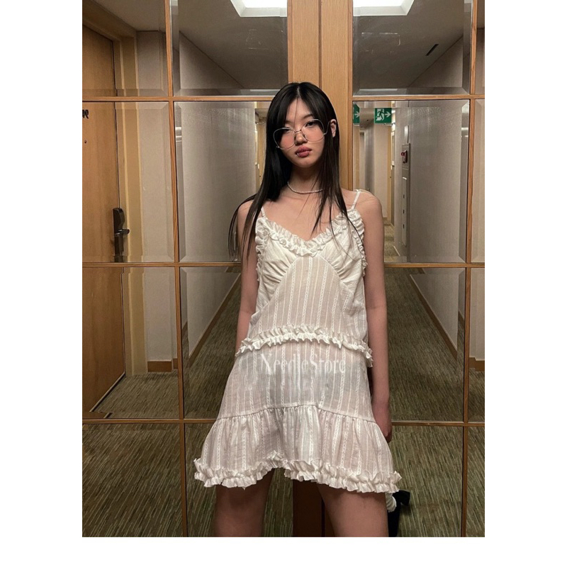 Áo váy yếm hai dây mặc 2 mặt Babydoll Hot trend 2023-2