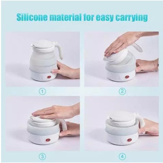 [FREESHIP] ẤM ĐUN NƯỚC GẤP GỌN DU LỊCH 600ml (9779, LM)