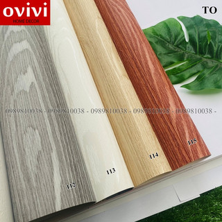 Giấy Dán Tường Hàn Quốc 3D Vân Gỗ, Giấy dán tường giả gỗ cao cấp siêu dày đẹp khổ to 1.06m không keo