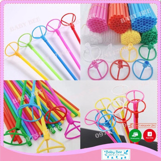 Set 10, 20, 50 que gài bóng nhỏ dài 25cm dùng cho bóng bay 10inch