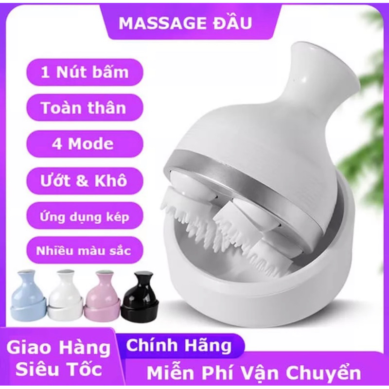 Máy Massage Đầu Đả Thông Kinh Lạc Lưu Thông Khí Huyết | Máy Massage Toán Thân Tiện Dụng