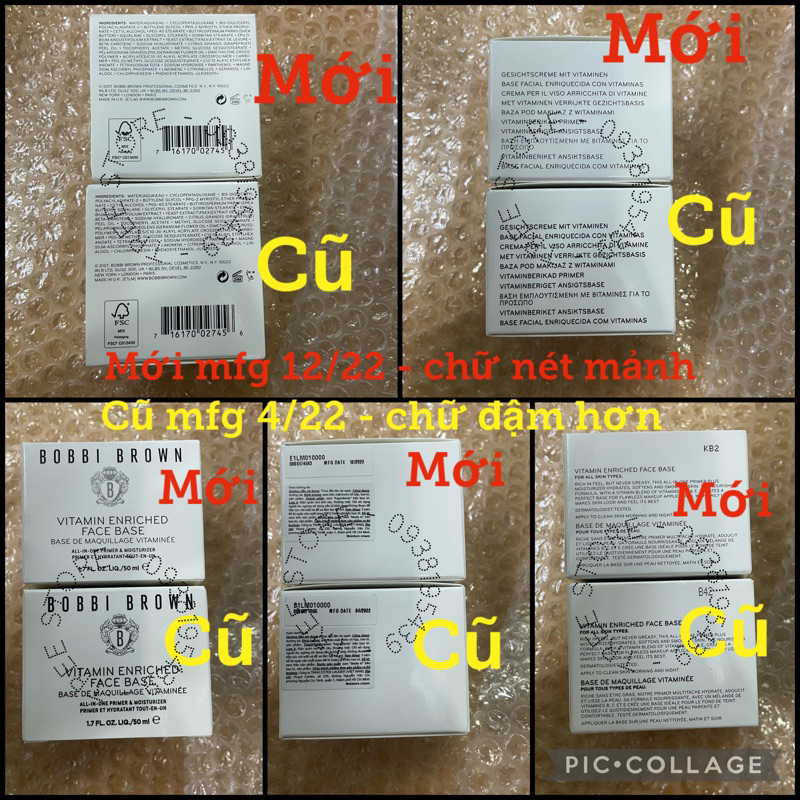 Kem lót dưỡng ẩm Bobbi Brown Vitamin Face Base