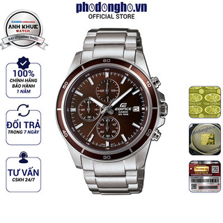 Đồng hồ nam dây kim loại edifice chính hãng casio anh khuê efr-526d-5avudf