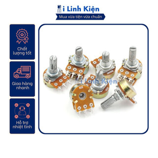 Biến trở Volume đơn, biến trở Volume đôi WH148 15mm đầy đủ giá trị chất lượng tốt.