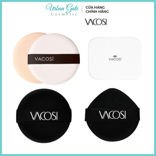 Bông phấn ướt Vacosi BP22|PU02|PU03 Mút trang điểm phấn nước Bông phấn Cushion Đen PU06
