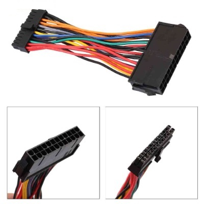 Dây Cáp ATX PSU Chuẩn 24Pin Female Sang Mini 24P Male Cáp chuyển 24 chân to sang 24 chân nhỏ cho nguồn Dell