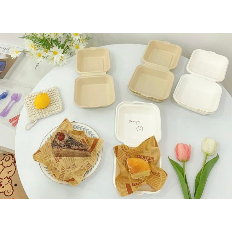 Hộp Bã Mía Vuông lốc 50c