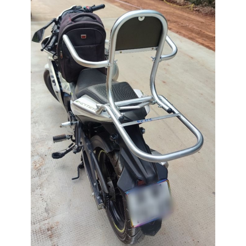 Baga xe máy phượt có ghế dựa cho xe exciter 155